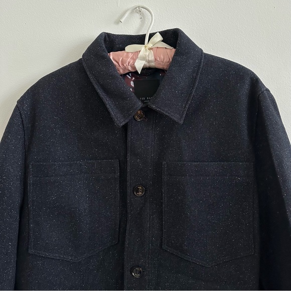 Ted Baker Wool Jacket With Buttons - Picture 2 of 8